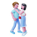 پیش‌نمایش فایل boy-giving-rose-to-girl-6801147 از پک ولنتاین