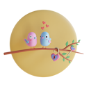پیش‌نمایش فایل love-birds-celebrating-valentine-6801156 از پک ولنتاین