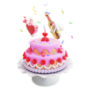 پیش‌نمایش فایل valentine-cake-6801150 از پک ولنتاین
