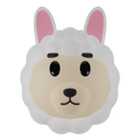 پیش‌نمایش فایل alpaca-7503917 از پک سر حیوان
