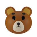 پیش‌نمایش فایل bear-7503929 از پک سر حیوان