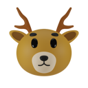 پیش‌نمایش فایل deer-7503925 از پک سر حیوان