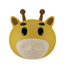 پیش‌نمایش فایل giraffe-7503915 از پک سر حیوان