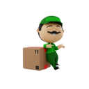 پیش‌نمایش فایل delivery-person-standing-with-delivery-box-5097099 از پک پیک شخصیت ناز