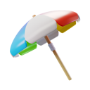 پیش‌نمایش فایل beach-umbrella-with-wooden-stick-5526726 از پک تابستان