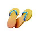 پیش‌نمایش فایل flip-flops-yellow-5526723 از پک تابستان