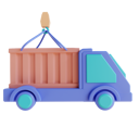 پیش‌نمایش فایل container-truck-5947893 از پک لجستیک
