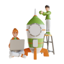 پیش‌نمایش فایل business-people-doing-new-startup-6641727 از پک کاراکتر کسب‌وکار