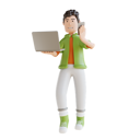 پیش‌نمایش فایل businessman-doing-online-marketing-6641725 از پک کاراکتر کسب‌وکار