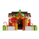 پیش‌نمایش فایل christmas-decoration-and-gift-box-6766924 از پک کریسمس – جلد ۲
