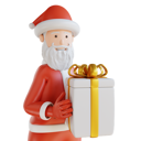 پیش‌نمایش فایل santa-clause-half-body-and-gift-box-6767029 از پک کریسمس – جلد ۲