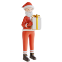 پیش‌نمایش فایل santa-clause-holding-gif-box-6767032 از پک کریسمس – جلد ۲