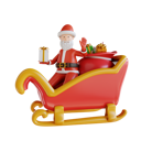 پیش‌نمایش فایل santa-clause-waving-by-riding-the-sledge-6767027 از پک کریسمس – جلد ۲