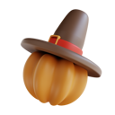 پیش‌نمایش فایل pumpkin-and-hat-6820657 از پک روز شکرگزاری