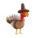پیش‌نمایش فایل turkey-bird-and-hat-6820669 از پک روز شکرگزاری