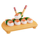 پیش‌نمایش فایل sushi-plate-7084686 از پک غذا