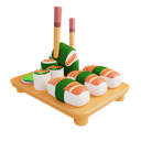 پیش‌نمایش فایل sushi-plate-7084694 از پک غذا