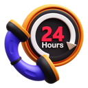 پیش‌نمایش فایل 24-hours-service-10191226 از پک خدمات مشتریان