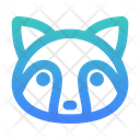 پیش‌نمایش فایل racoon-head-5751209 از پک حیوان
