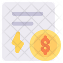 پیش‌نمایش فایل electricity-bill-6585756 از پک خرید آنلاین