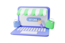پیش‌نمایش فایل online-shoppin-with-laptop-01-6743882 از پک تجارت الکترونیک