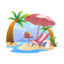 پیش‌نمایش فایل beach-time-9246810 از پک تابستان
