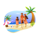 پیش‌نمایش فایل family-at-beach-9246811 از پک تابستان