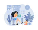 پیش‌نمایش فایل younglady-working-at-home-9246661 از پک دورکاری از خانه - جلد 4
