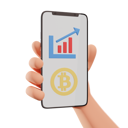 پیش‌نمایش فایل bitcoin-growth-5655177 از پک گوشی در دست دست