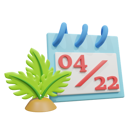 پیش‌نمایش فایل earth-day-calendar-6625173 از پک سبز رفتن