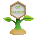 پیش‌نمایش فایل go-green-board-6625162 از پک سبز رفتن