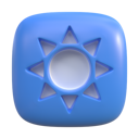 پیش‌نمایش فایل brightness-button-8126927 از پک دکمه - جلد 3