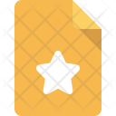 پیش‌نمایش فایل document-favorite-file-paper-star از پک اسناد