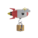 پیش‌نمایش فایل fast-delivery-packages-with-flying-rockets-8620516 از پک جعبه تحویل