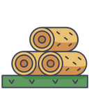 پیش‌نمایش فایل straw-roll-2718714 از پک مزرعه