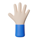 پیش‌نمایش فایل five-finger-gesture-5412574 از پک حرکت دست