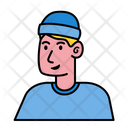 پیش‌نمایش فایل man-with-beanie-avatar-5609266 از پک آواتار