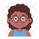 پیش‌نمایش فایل glasses-black-girl-5694305 از پک آواتار کودک