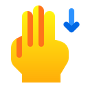 پیش‌نمایش فایل down-with-finger-1490012 از پک حرکت دست