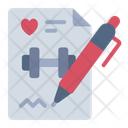 پیش‌نمایش فایل gym-report-12395292 از پک تناسب اندام