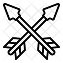 پیش‌نمایش فایل crossed-arrow-13408350 از پک وایکینگ