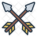 پیش‌نمایش فایل crossed-arrow-13408425 از پک وایکینگ