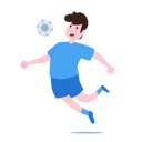 پیش‌نمایش فایل football-player-heading-ball-5533035 از پک فوتبال