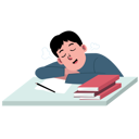 پیش‌نمایش فایل boy-sleeping-while-studying-9586143 از پک مدرسه
