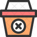 پیش‌نمایش فایل cancel-basket-3051600 از پک تجارت الکترونیک