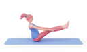 پیش‌نمایش فایل boat-yoga-pose-5010425 از پک حالت‌های یوگا
