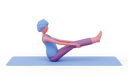 پیش‌نمایش فایل boat-yoga-pose-5010426 از پک حالت‌های یوگا