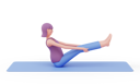 پیش‌نمایش فایل boat-yoga-pose-5010427 از پک حالت‌های یوگا