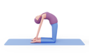 پیش‌نمایش فایل camel-yoga-pose-5010346 از پک حالت‌های یوگا