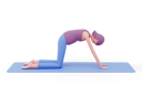 پیش‌نمایش فایل cat-yoga-pose-5010347 از پک حالت‌های یوگا